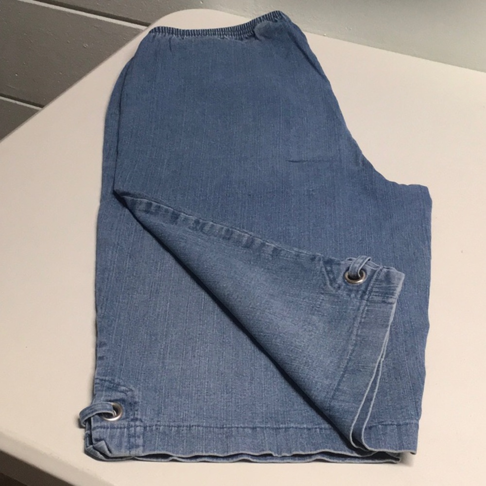 Women’s denim capri pants Croft & Barrow size 1X